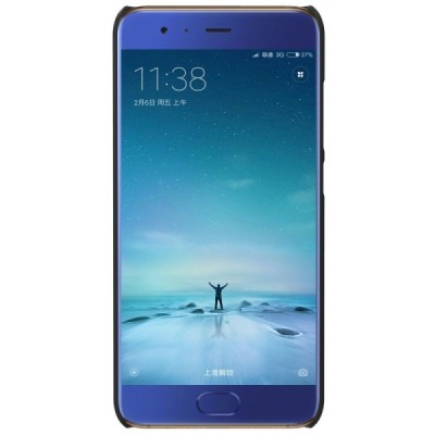 Xiaomi Mi 6 Nillkin Frosted Shield juodas plastikinis dėklas + apsauginė ekrano plėvelė / Priedai.lt