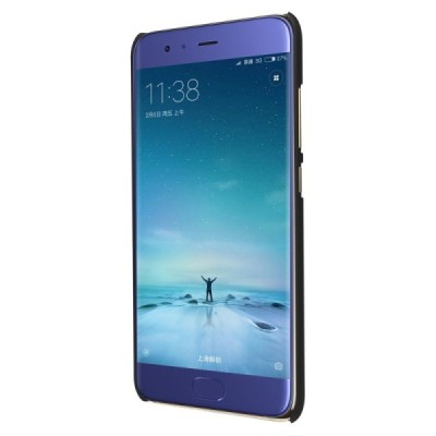 Xiaomi Mi 6 Nillkin Frosted Shield juodas plastikinis dėklas + apsauginė ekrano plėvelė / Priedai.lt