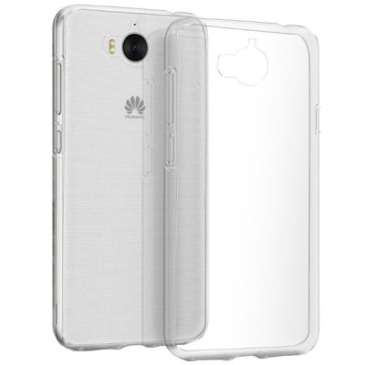 Huawei Y5 2017 (Y5 III) / Y6 2017 skaidrus (permatomas) silikoninis TPU ploniausias pasaulyje dėklas / Priedai.lt