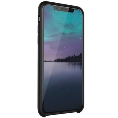 Nillkin Flex Apple iPhone X (iPhone Xs) juodas kieto silikono dėklas / Priedai.lt