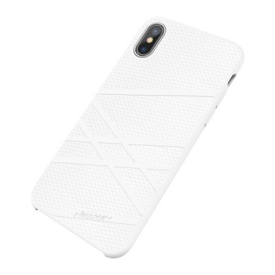 Nillkin Flex Apple iPhone X (iPhone Xs) baltas kieto silikono dėklas / Priedai.lt