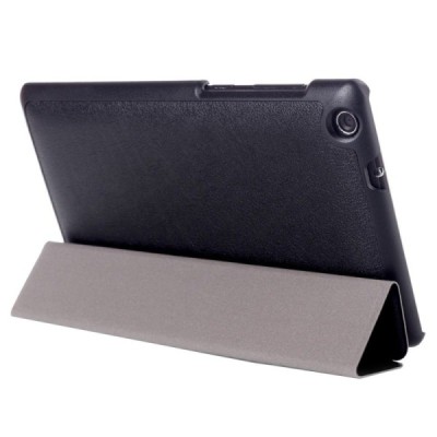 Asus ZenPad C 7.0 (Z170C) atverčiamas juodas odinis dėklas - knygutė / Priedai.lt