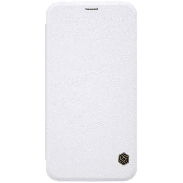 „Nillkin“ Qin atverčiamas dėklas - baltas (iPhone X / Xs)