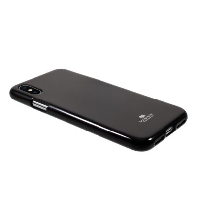 Apple iPhone X (iPhone Xs) Mercury juodas kieto silikono TPU dėklas - nugarėlė / Priedai.lt