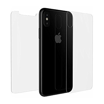 Apple iPhone X (iPhone Xs) apsauginė skaidri (pilnai dengianti) ekrano ir nugarėlės plėvelė / Priedai.lt