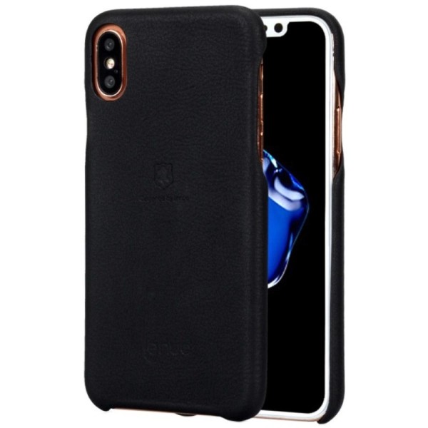 „Lenuo“ Soft Slim dėklas - juodas (iPhone X / Xs)