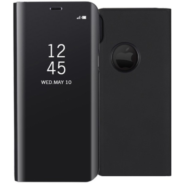 Plastikinis atverčiamas dėklas - juodas (iPhone X / Xs)