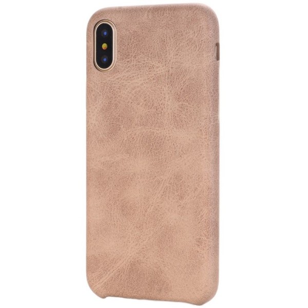 Slim Leather dėklas - smėlio spalvos (iPhone X / Xs)