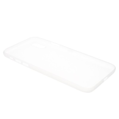 Ploniausias pasaulyje plastikinis skaidrus Apple iPhone X (iPhone Xs) baltas dėklas - nugarėlė / Priedai.lt