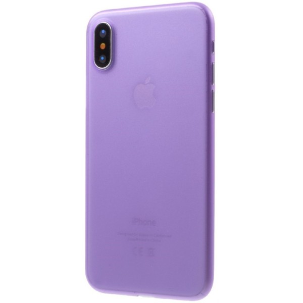 Ploniausias plastikinis dėklas - violetinis (iPhone X / Xs)