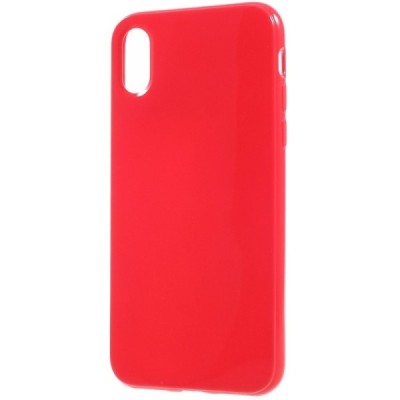 Apple iPhone X (iPhone Xs) kieto silikono TPU raudonas dėklas - nugarėlė / Priedai.lt