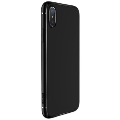 JOYROOM Screen Apple iPhone X (iPhone Xs) juodas kieto silikono dėklas / Priedai.lt