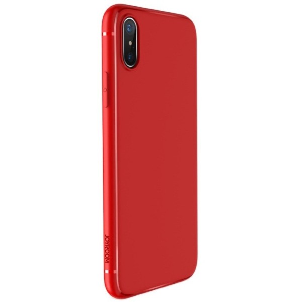 „JOYROOM“ Screen kieto silikono (TPU) dėklas - raudonas (iPhone X / Xs)