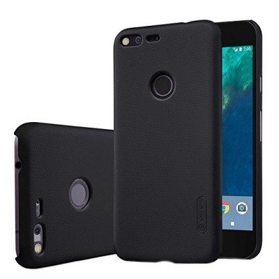 Nillkin Frosted Shield Google Pixel juodas plastikinis dėklas / Priedai.lt