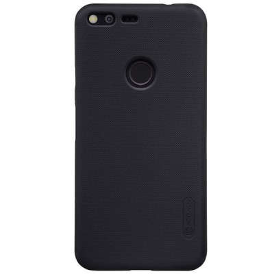 Nillkin Frosted Shield Google Pixel juodas plastikinis dėklas / Priedai.lt