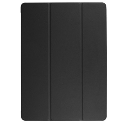 Apple iPad Pro 12.9" 2017 atverčiamas juodas odinis dėklas - knygutė / Priedai.lt