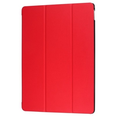 Apple iPad Pro 12.9" 2017 atverčiamas raudonas odinis dėklas - knygutė / Priedai.lt