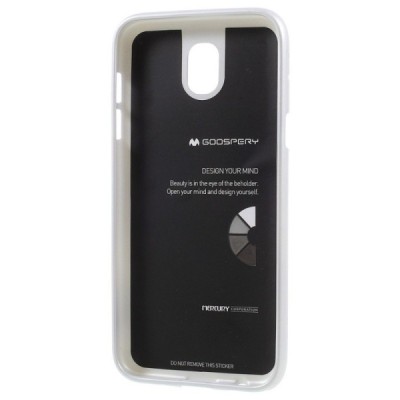Samsung Galaxy J5 2017 (J530) Mercury sidabrinis kieto silikono TPU dėklas - nugarėlė / Priedai.lt