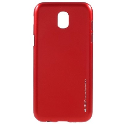 Samsung Galaxy J5 2017 (J530) Mercury raudonas kieto silikono TPU dėklas - nugarėlė / Priedai.lt