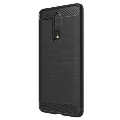 Nokia 8 „Carbon“ kieto silikono TPU juodas dėklas - nugarėlė / Priedai.lt