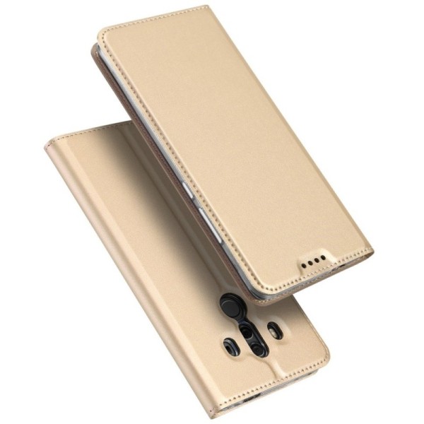 „Dux Ducis“ Skin atverčiamas dėklas - auksinis (Mate 10 Pro)