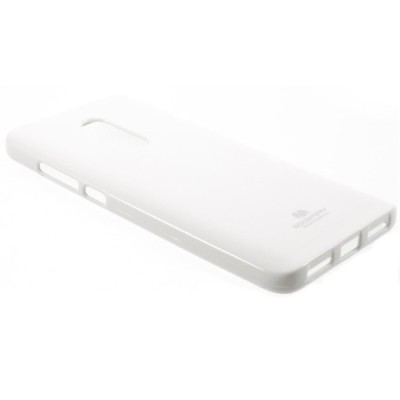 Xiaomi Redmi Note 4X baltas Mercury kieto silikono (TPU) dėklas - nugarėlė / Priedai.lt