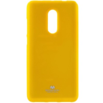 Xiaomi Redmi Note 4X geltonas Mercury kieto silikono (TPU) dėklas - nugarėlė / Priedai.lt