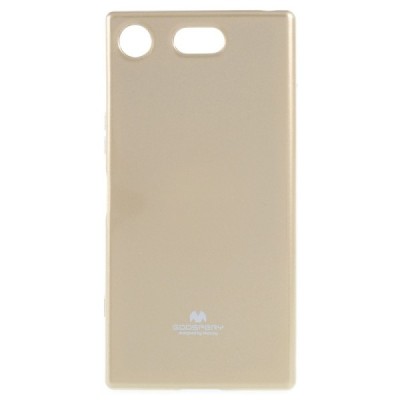 Sony Xperia XZ1 Compact Mercury auksinis kieto silikono TPU dėklas - nugarėlė / Priedai.lt