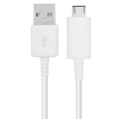 Samsung micro usb baltas laidas ECB-DU68WE 80 cm (originalus) / Priedai.lt