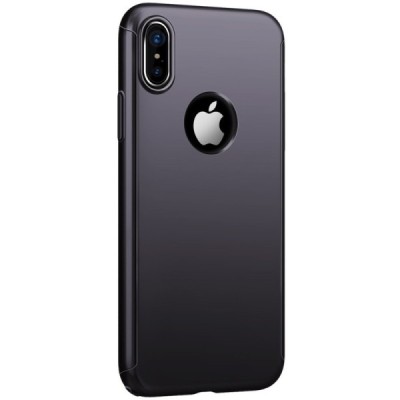 Juodas „JOYROOM“ Beetles plastikinis Apple iPhone X (iPhone Xs) dėklas (dėkliukas, nugarėlė) / Priedai.lt