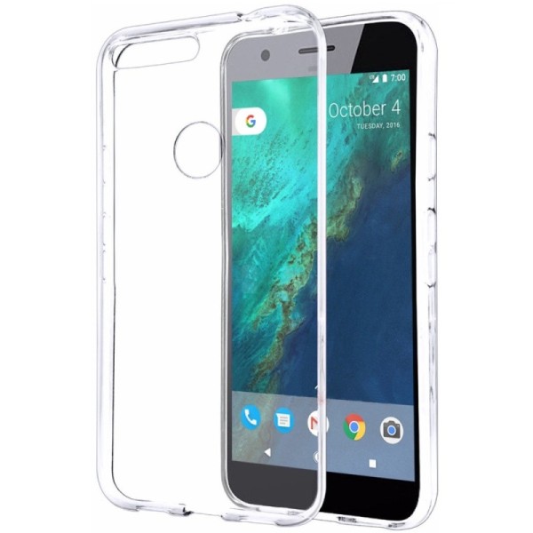 Kieto silikono (TPU) dėklas - skaidrus (Pixel XL)
