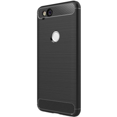 Google Pixel 2 „Carbon“ kieto silikono TPU juodas dėklas - nugarėlė / Priedai.lt