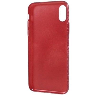 Apple iPhone X (iPhone Xs) Disco plastikinis raudonas dėklas - nugarėlė / Priedai.lt