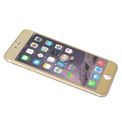 Apple iPhone 6 ir Apple iPhone 6S „3D Rewan“ 9H Tempered Glass sustiprintos apsaugos auksinis pilnai dengiantis apsauginis ekran
