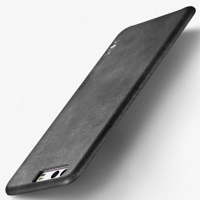 „X-Level“ Vintage Classic serijos Huawei P10 juodas odinis dėklas - nugarėlė / Priedai.lt
