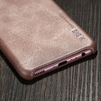 „X-Level“ Vintage Classic serijos Huawei P10 smėlio spalvos odinis dėklas - nugarėlė / Priedai.lt