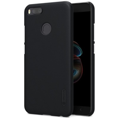 Nillkin Frosted Shield Xiaomi Mi A1 ir Mi 5X juodas plastikinis dėklas / Priedai.lt