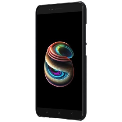 Nillkin Frosted Shield Xiaomi Mi A1 ir Mi 5X juodas plastikinis dėklas / Priedai.lt