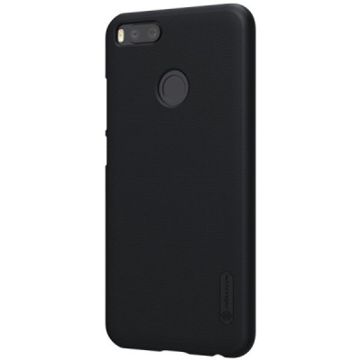 Nillkin Frosted Shield Xiaomi Mi A1 ir Mi 5X juodas plastikinis dėklas / Priedai.lt