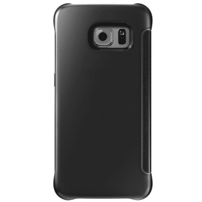 Samsung Galaxy S6 Edge+ (G928) plastikinis atverčiamas juodas dėklas / Priedai.lt