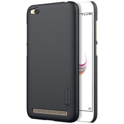 Xiaomi Redmi 5A Nillkin Frosted Shield juodas plastikinis dėklas / Priedai.lt