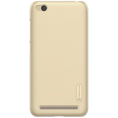 Xiaomi Redmi 5A Nillkin Frosted Shield auksinis plastikinis dėklas / Priedai.lt