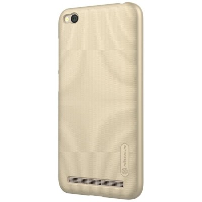 Xiaomi Redmi 5A Nillkin Frosted Shield auksinis plastikinis dėklas / Priedai.lt