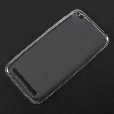 Xiaomi Redmi 5A skaidrus (permatomas) silikoninis TPU ploniausias pasaulyje dėklas / Priedai.lt