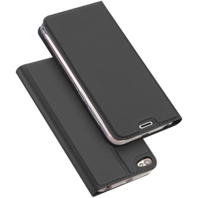 „Dux Ducis“ Skin serijos Xiaomi Redmi Note 5A (Y1) juodas odinis atverčiamas dėklas / Priedai.lt