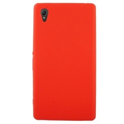 Sony Xperia Z1 (Honami, C6903, C6902) raudonas silikoninis dėklas / Priedai.lt