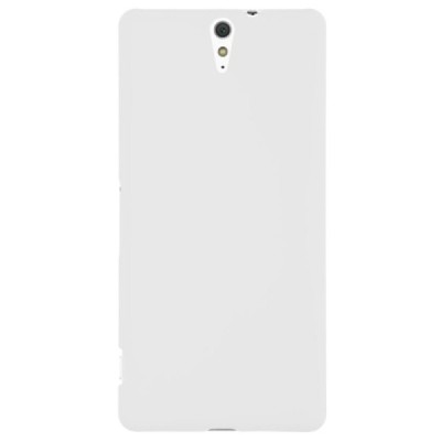 Sony Xperia C5 Ultra kieto silikono TPU baltas dėklas - nugarėlė / Priedai.lt