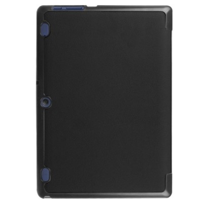 Lenovo Tab410 (TB-X304F) atverčiamas juodas odinis dėklas (sulankstomas) / Priedai.lt