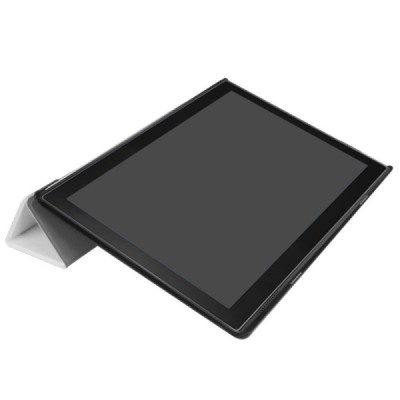 Lenovo Tab410 (TB-X304F) atverčiamas baltas odinis dėklas (sulankstomas) / Priedai.lt