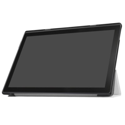 Lenovo Tab410 (TB-X304F) atverčiamas baltas odinis dėklas (sulankstomas) / Priedai.lt